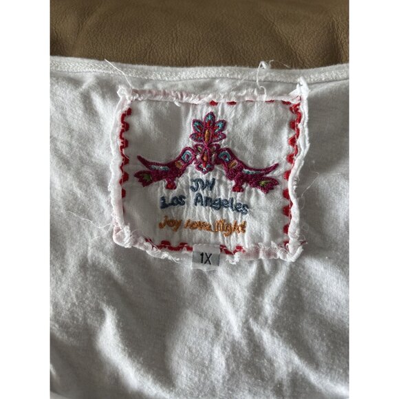 Johnny Was cotton top women’s 1X boho basic - Picture 5 of 14